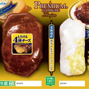 日本ハムがお手軽贅沢ハンバーグを投入