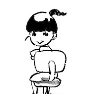 まんが「希望のグルメ」第2回「〜便所もらい飯〜」　漫画by 萬田ヒサ
