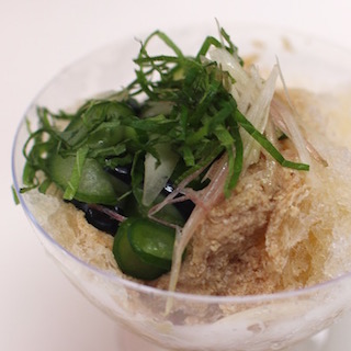 限定「冷や汁かき氷」「コンポタかき氷」が美味すぎる!!! 九州野菜を使った塩味系かき氷はまさかの逸品