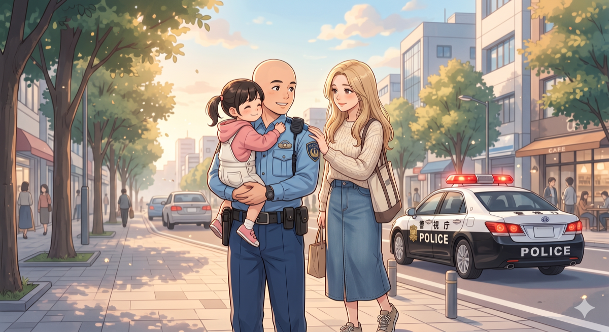 警察官として家族とともに歩むクリリン