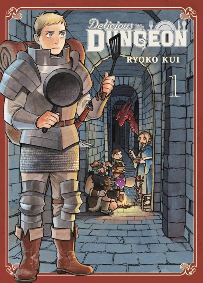 『Delicious in Dungeon, Vol. 1』書影（出版社: Yen Press／Ryoko Kui (Author), Taylor Engel (Translator), Abigail Blackman (Letterer)）